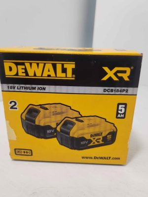 DEWALT BATTERY DCB184P2 IN BOX #GN383594