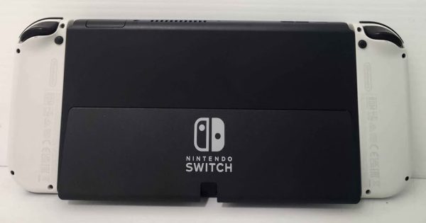 NINTENDO SWITCH OLED W/CHARGER AND DOCK #GN383144 - Image 7