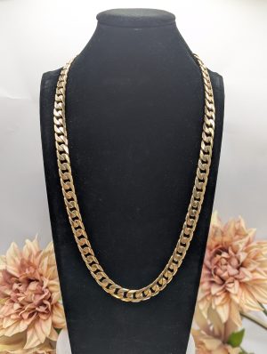 Men's 9CT Yellow Gold Curblink Chain Necklace (108.7gms) - BP349353