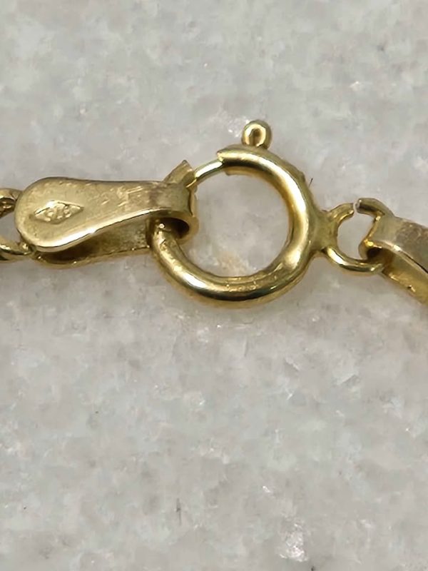 9CT YELLOW GOLD ROPE BRACELET #GN383543 - Image 9