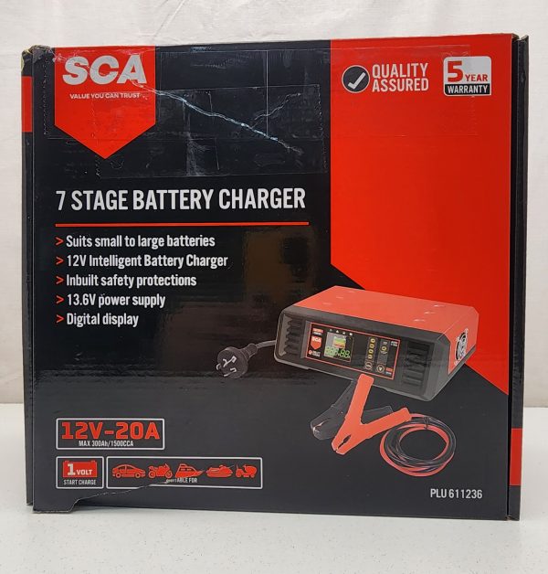 SCA 12V 20 Amp Battery Charger - IP383964