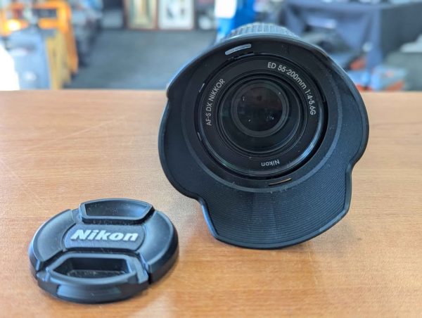 Nikon D60 DSLR Camera w/ 18-55mm & 55-200m Lenses - BP337864 - Image 7