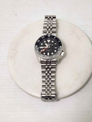 MENS CHROME SEIKO WATCH #GN383400
