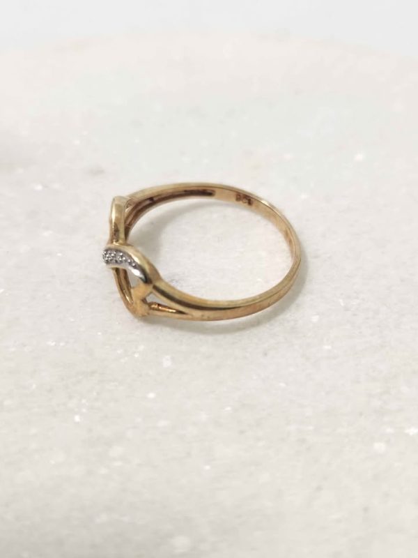 9CT YELLOW GOLD RING (SIZE:P) #GN379793 - Image 8