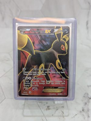 Pokemon Full Art Holo Umbreon EX Trading Card (119/124) - BP377650