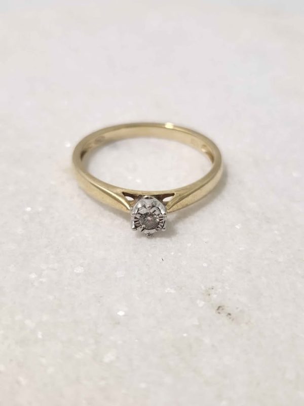 9CT GOLD RING #GN381383