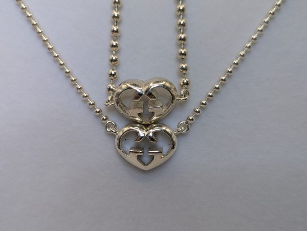 Ladies 925CT Silver Gucci 3 Pce Necklace, Bracelet and Earring Set (34.7gms) - BP384073 - Image 12