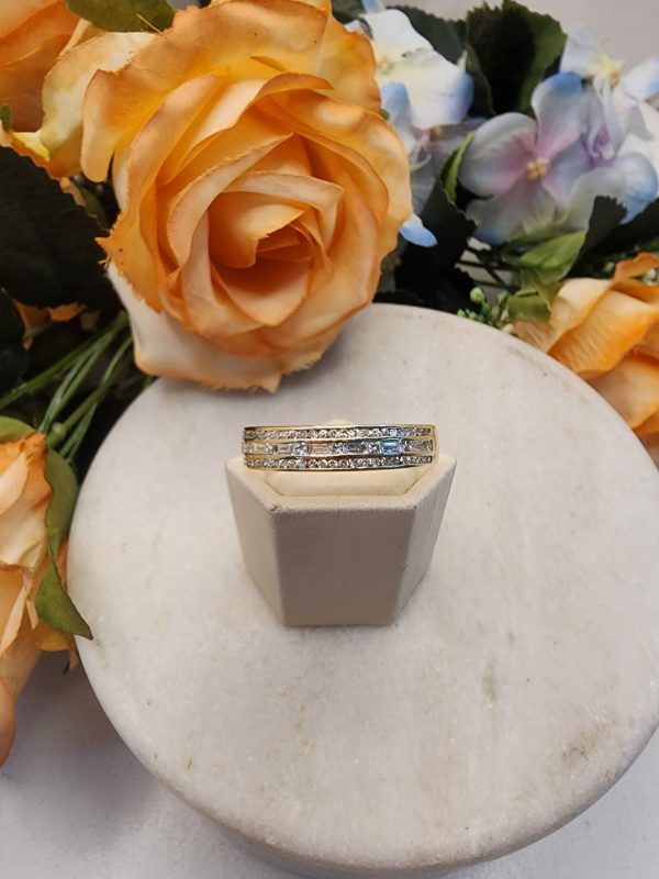 Ladies 9ct Yellow Gold Diamond Ring - IP378287-1 - Image 12