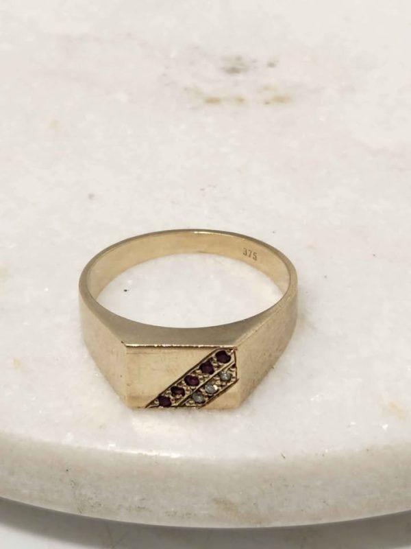 9CT YELLOW GOLD RING #GN381841 - Image 12