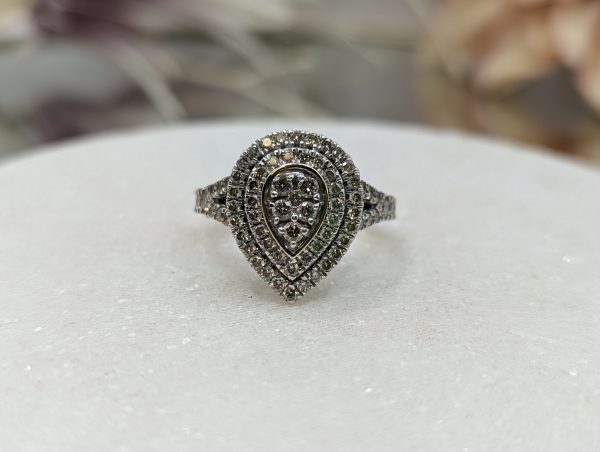 Ladies 9CT Yellow Gold Diamond Dress Ring (4.2ms) - BP331487 - Image 2