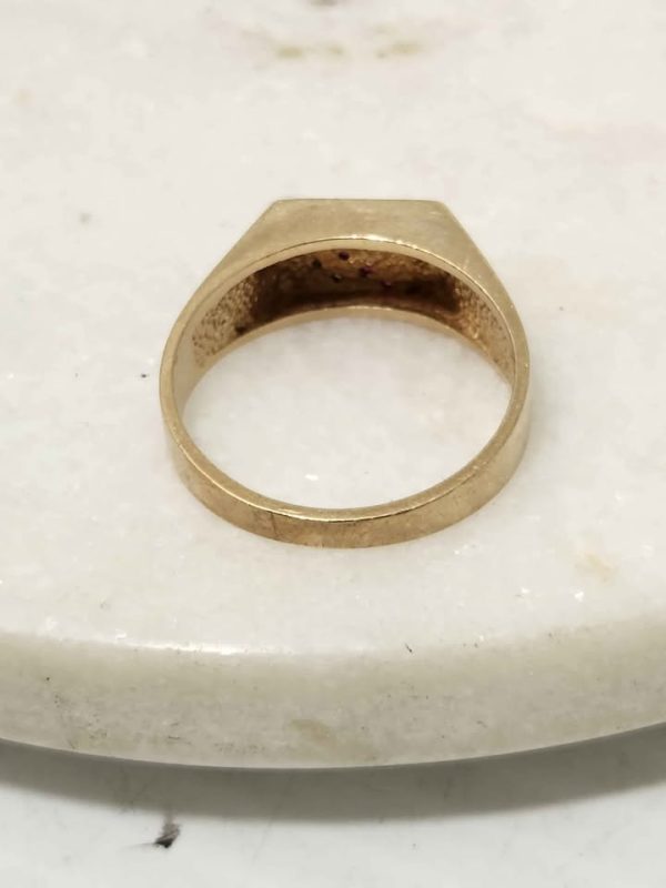 9CT YELLOW GOLD RING #GN381841 - Image 10