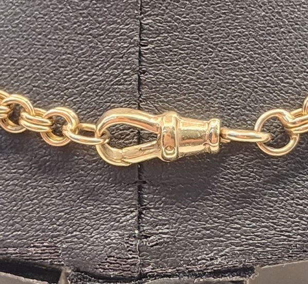Ladies 9CT T-Bar Belcher Necklace - IP343781 - Image 3