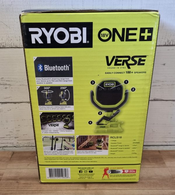 Ryobi 18V Clamp Speaker TW366930 - Image 5