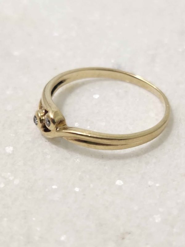 9CT YELLOW GOLD RING #GN380020 - Image 9