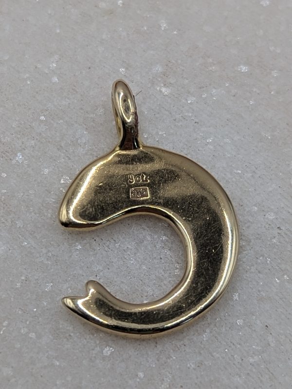 Ladies 9CT Yellow Gold Pisces Pendant (3.8gms) - BP327697 - Image 4