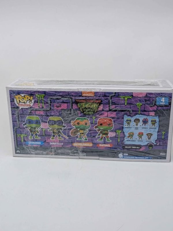 Teenage Mutant Ninja Turtles Mutant Mayhem 4 Pack Funko Pop Vinyl - BL383925 - Image 5