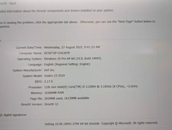 Dell Vostro 15.6" Laptop (930GB, 16GB, 11th Gen Intel i5) - BP383097 - Image 7