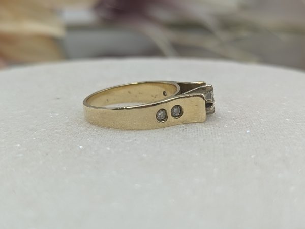 Ladies 14CT Yellow Gold Diamond Solitaire Engagement Ring (3.7gms) - BP335157 - Image 3