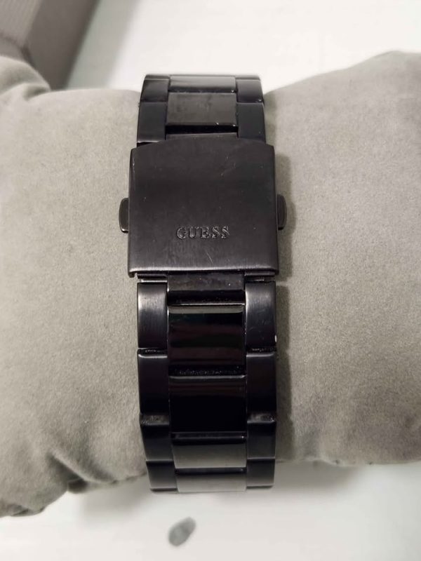 MENS BLACK GUESS WATCH IN BOX #GN378908 - Image 5