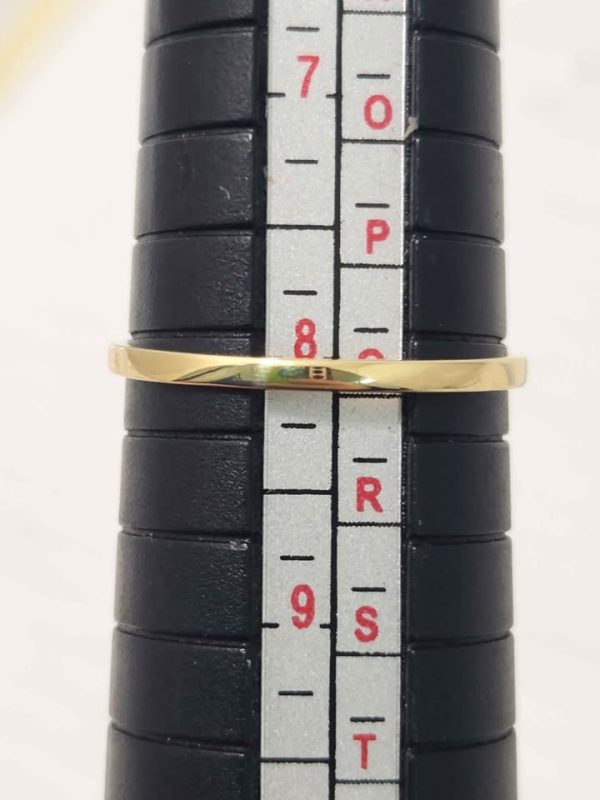 18CT YELLOW GOLD RING (SIZE:Q) #GN384428 - Image 5