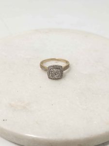 9CT YELLOW GOLD RING #GN383212
