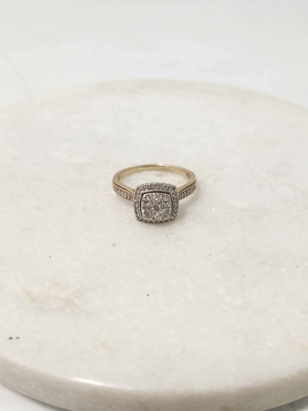 9CT YELLOW GOLD RING #GN383212
