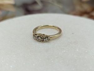 Ladies 14CT Yellow Gold Diamond Engagement Ring (3.5gms) - BP329743