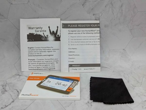 HumanWare Explorē 5 Handheld Electronic Magnifier - BP381072 - Image 8