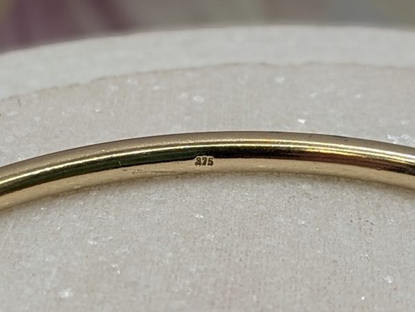 Ladies 9CT Yellow Gold Bangle (15.9gms) - BP336287 - Image 3