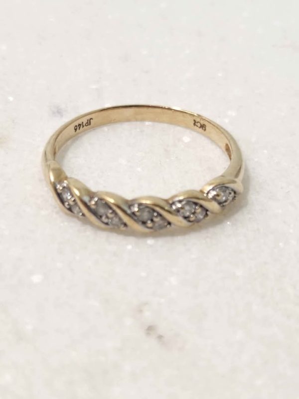 9CT YELLOW GOLD RING RING #GN380019 - Image 2