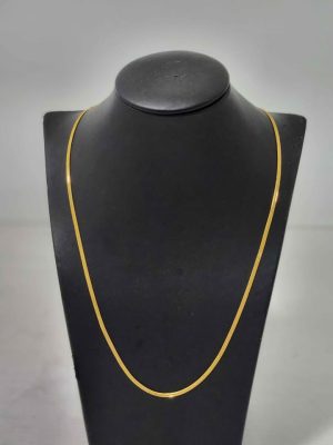 22CT YELLOW GOLD MESH NECKLACE #GN384536