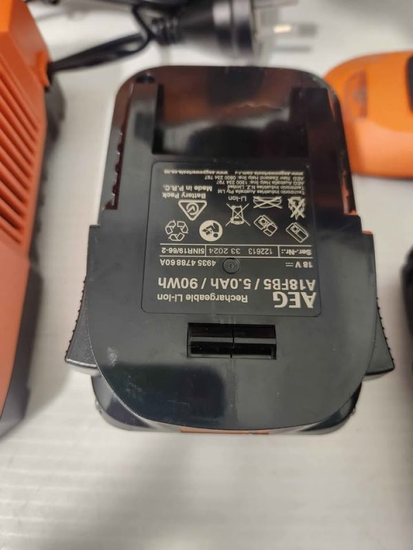 AEG IMPACT WRENCH WITH BATTERY-CHARGER-CARRY BAG #GN384558 - Image 13