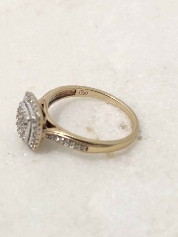9CT YELLOW GOLD RING #GN383212 - Image 9