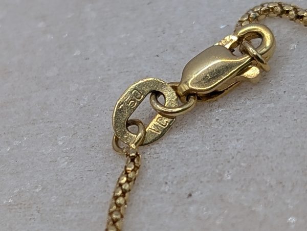 Lady's 17CT Yellow Gold Rope Chain Necklace (3.5gms) - BP349852 - Image 6