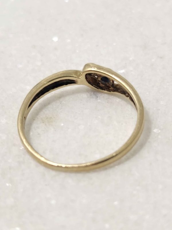 9CT YELLOW GOLD RING #GN380020 - Image 5