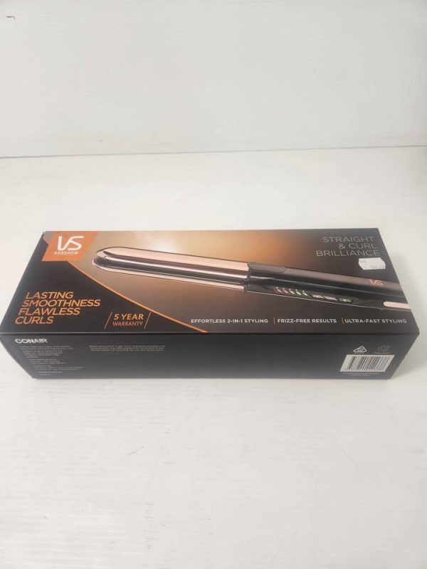 VS SASSOON HAIR STRAIGHTENER IN BOX #GN381192 - Image 7