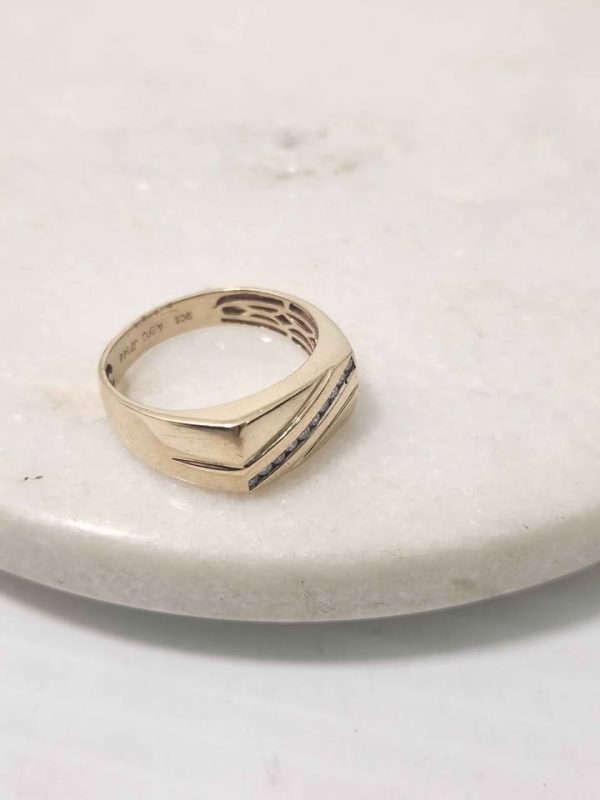 9CT YELLOW GOLD RING (SIZE:T) #GN384661 - Image 11