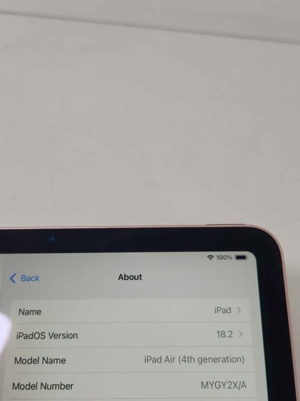 APPLE IPAD AIR 4TH GENERATION #GN383146 - Image 7