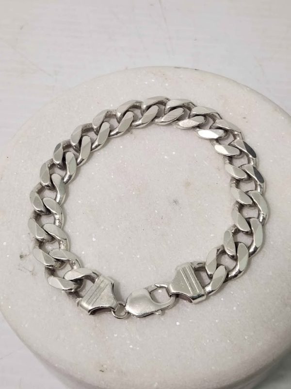 MENS 925CT SILVER BRACELET #GN379266 - Image 3