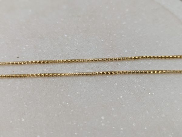Lady's 17CT Yellow Gold Rope Chain Necklace (3.5gms) - BP349852 - Image 4