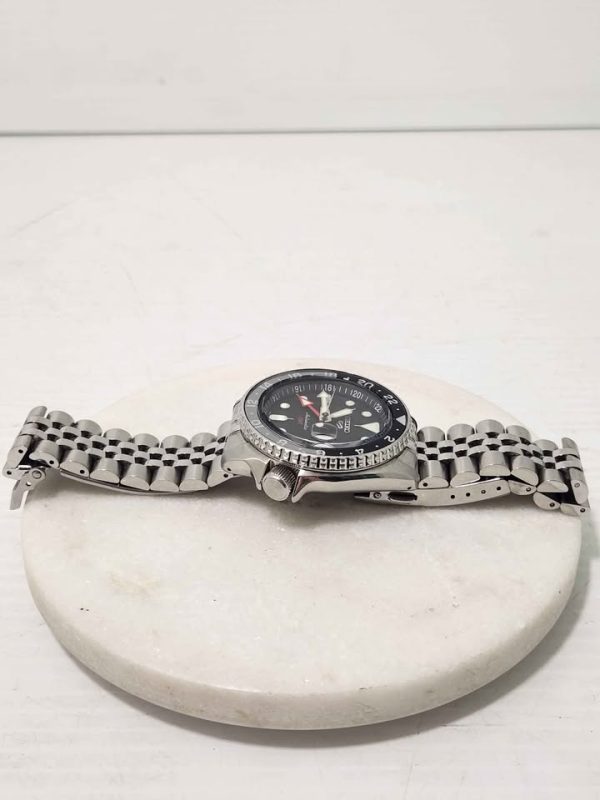 MENS CHROME SEIKO WATCH #GN383400 - Image 2