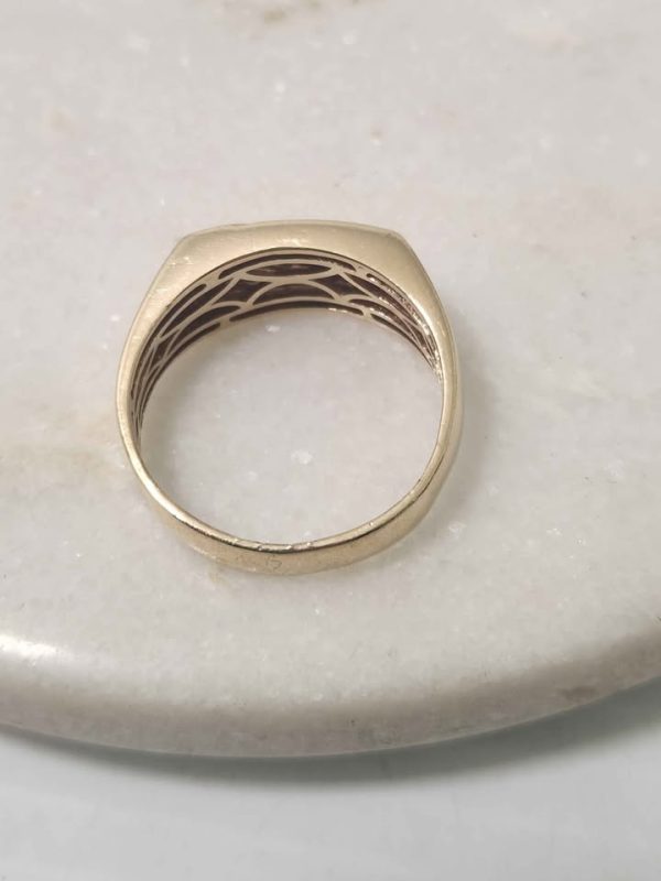 9CT YELLOW GOLD RING (SIZE:T) #GN384661 - Image 13