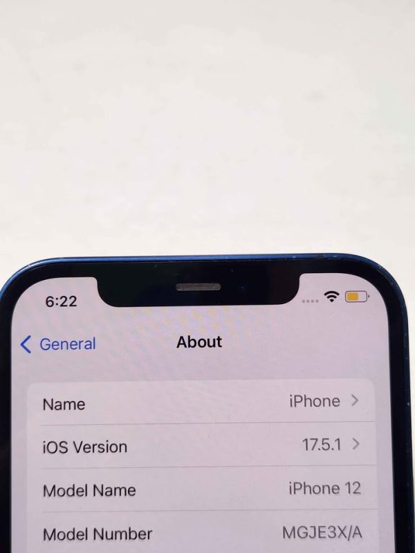 APPLE IPHONE 12 MOBILE PHONE-BLUE #GN383319 - Image 8