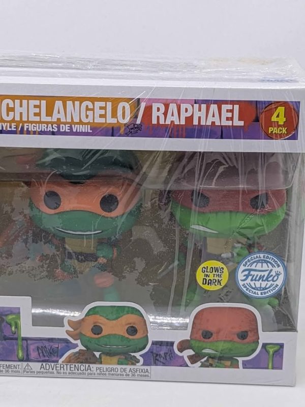 Teenage Mutant Ninja Turtles Mutant Mayhem 4 Pack Funko Pop Vinyl - BL383925 - Image 9