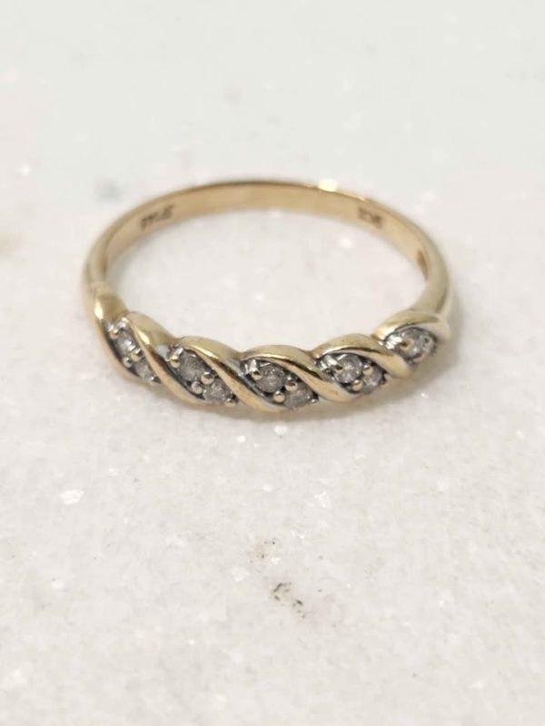 9CT YELLOW GOLD RING RING #GN380019 - Image 6