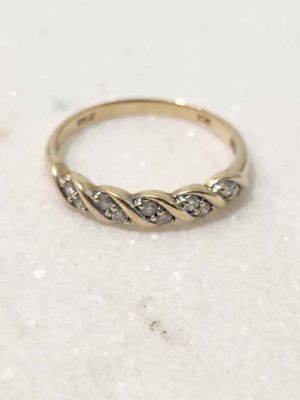 9CT YELLOW GOLD RING RING #GN380019