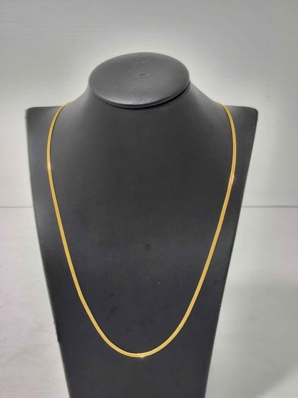 22CT YELLOW GOLD MESH NECKLACE #GN384536 - Image 10