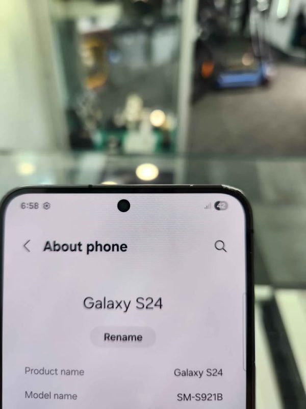 SAMSUNG S24 MOBILE PHONE #GN376669