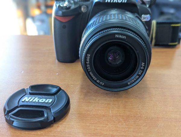 Nikon D60 DSLR Camera w/ 18-55mm & 55-200m Lenses - BP337864 - Image 2