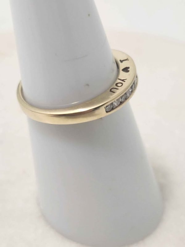 9CT YELLOW GOLD RING (SIZE:P) #GN382532 - Image 12